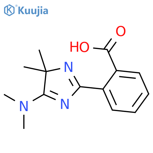 Benzoic acid, 2-[5-(dimethylamino)-4,4-dimethyl-4H-imidazol-2-yl]- structure