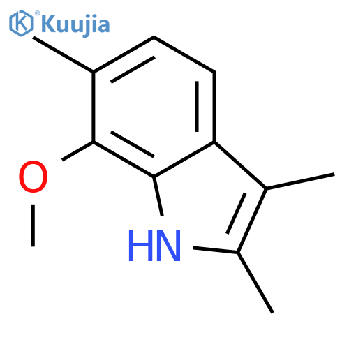 1H-INDOLE, 7-METHOXY-2,3,6-TRIMETHYL- structure
