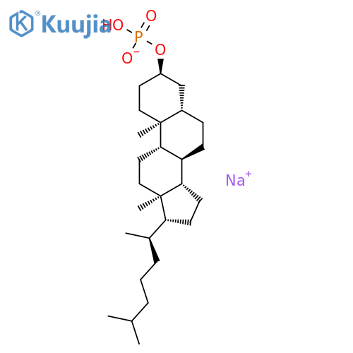 Cholestan-3-ol,dihydrogen phosphate, disodium salt, (3a,5a)- (9CI) structure