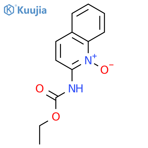 Carbamic acid, (1-oxido-2-quinolinyl)-, ethyl ester structure