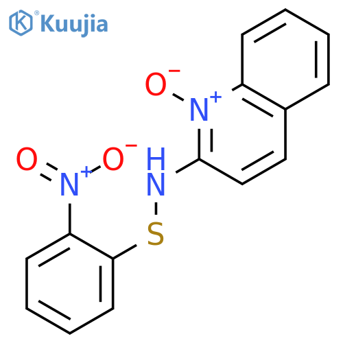 BENZENESULFENAMIDE, 2-NITRO-N-(1-OXIDO-2-QUINOLINYL)- structure