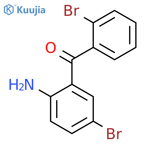 METHANONE, (2-AMINO-5-BROMOPHENYL)(2-BROMOPHENYL)- structure