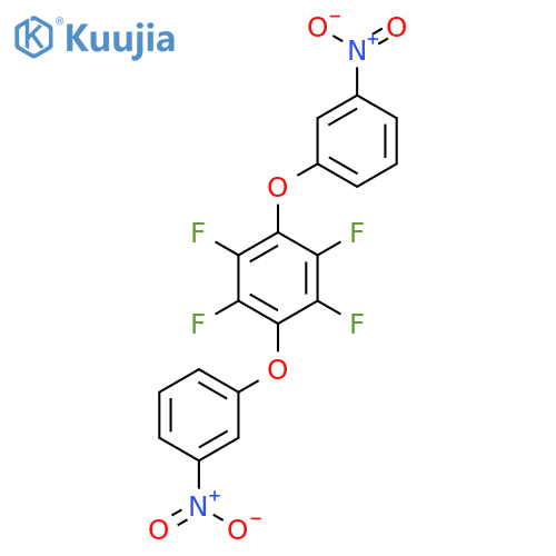 Benzene, 1,2,4,5-tetrafluoro-3,6-bis(3-nitrophenoxy)- structure