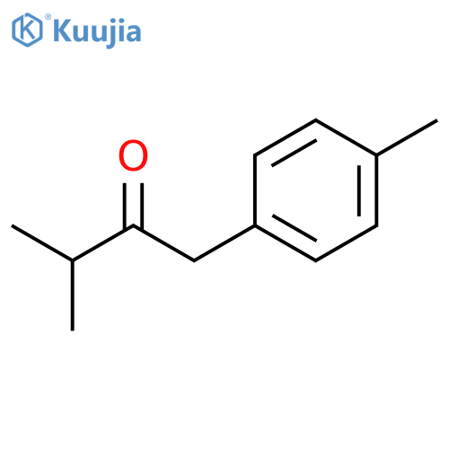 3-methyl-1-(4-methylphenyl)butan-2-one structure