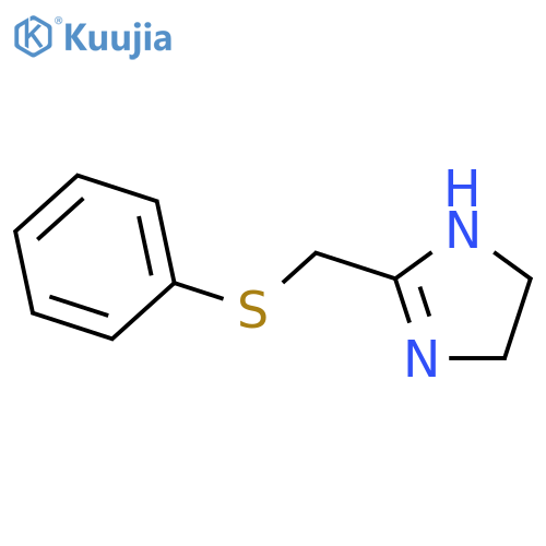 2-(phenylsulfanyl)methyl-4,5-dihydro-1H-imidazole structure