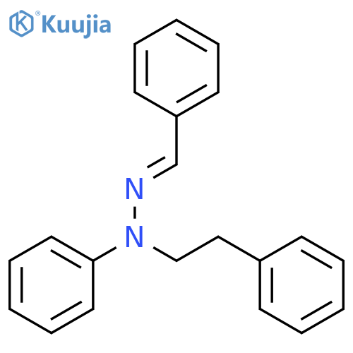 Benzaldehyde, phenyl(2-phenylethyl)hydrazone structure