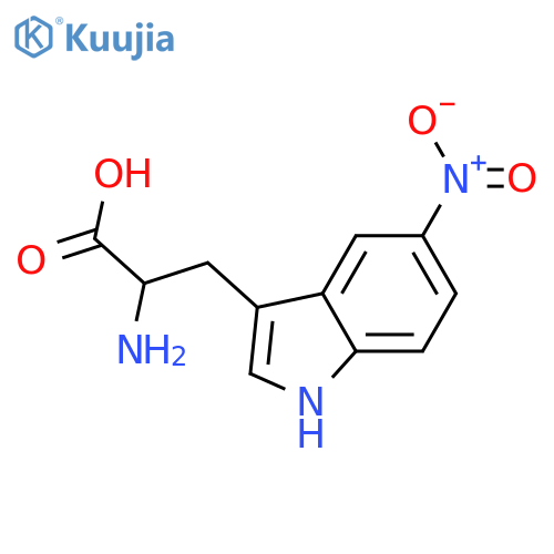 5-Nitro-DL-tryptophan structure