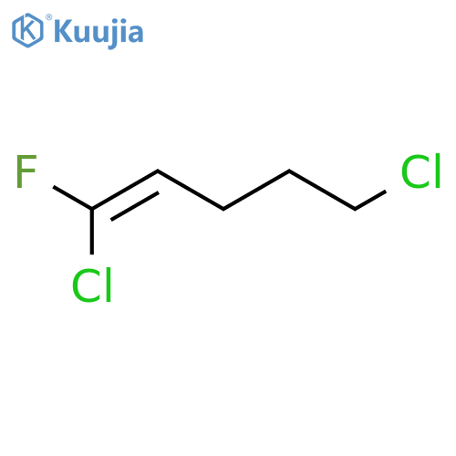 1-PENTENE, 1,5-DICHLORO-1-FLUORO- structure