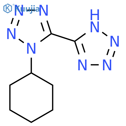 5,5'-BI-1H-TETRAZOLE, 1-CYCLOHEXYL- structure