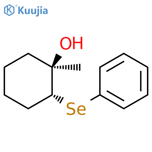 Cyclohexanol, 1-methyl-2-(phenylseleno)-, (1R,2R)-rel- structure