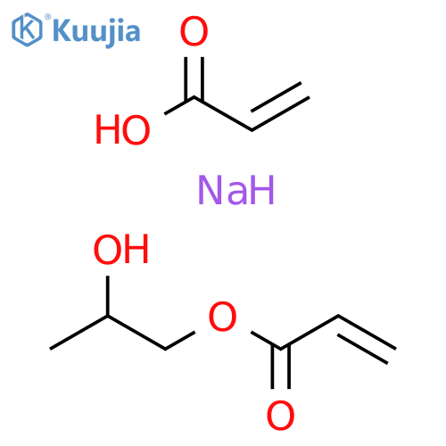 2-Propenoic acid, 2-hydroxypropyl ester, polymer with sodium 2-propenoate (1:1) structure