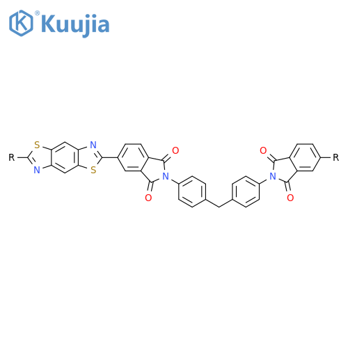 POLY[BENZO[1,2-D:4,5-D']BISTHIAZOLE-2,6-DIYL(1,3-DIHYDRO-1,3-DIOXO-2H-ISOINDOLE-5,2-DIYL)-1,4-PHENYLENEMETHYLENE-1,4-PHENYLENE(1,3-DIHYDRO-1,3-DIOXO-2H-ISOINDOLE-2,5-DIYL)] structure