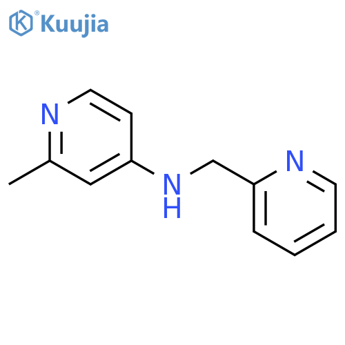 2-PYRIDINEMETHANAMINE, N-(2-METHYL-4-PYRIDINYL)- structure