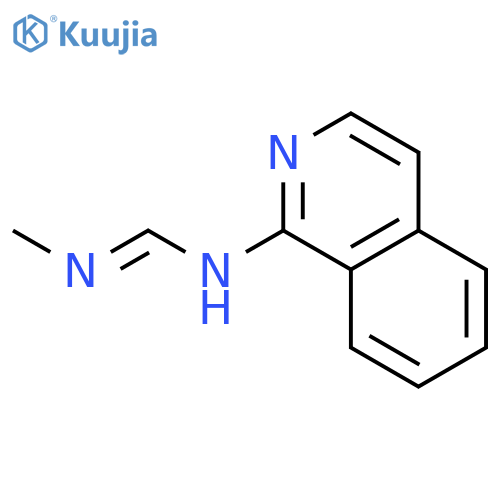Methanimidamide, N-1-isoquinolinyl-N'-methyl- structure