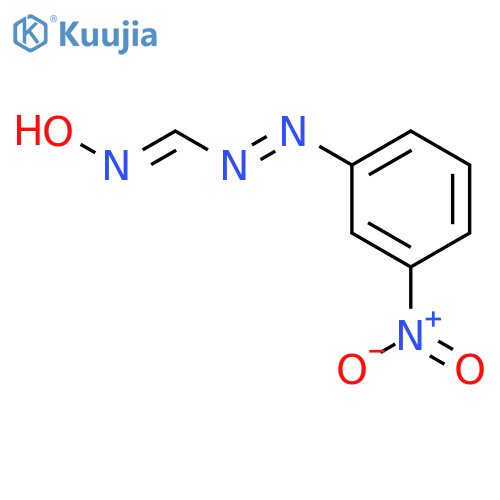 Diazenecarboxaldehyde, (3-nitrophenyl)-, oxime structure