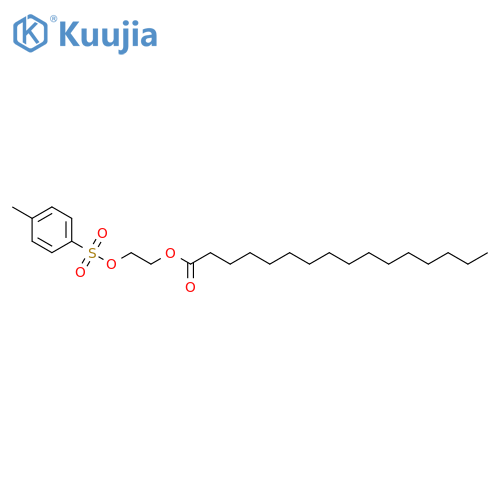 HEXADECANOIC ACID, 2-[[(4-METHYLPHENYL)SULFONYL]OXY]ETHYL ESTER structure