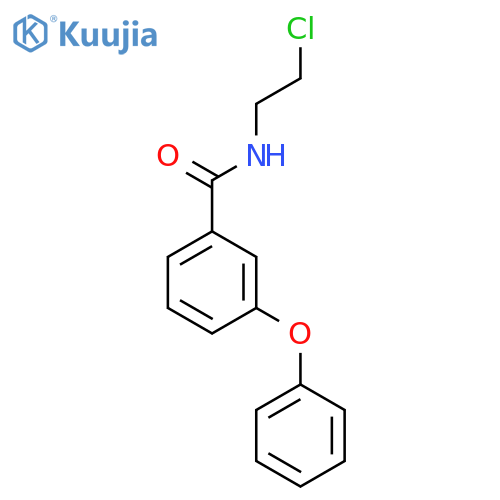 BENZAMIDE, N-(2-CHLOROETHYL)-3-PHENOXY- structure