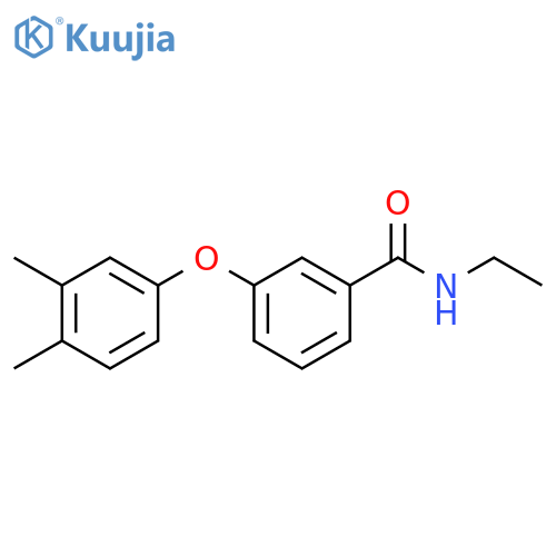 BENZAMIDE, 3-(3,4-DIMETHYLPHENOXY)-N-ETHYL- structure