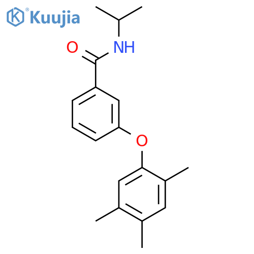 BENZAMIDE, N-(1-METHYLETHYL)-3-(2,4,5-TRIMETHYLPHENOXY)- structure