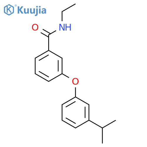 BENZAMIDE, N-ETHYL-3-[3-(1-METHYLETHYL)PHENOXY]- structure