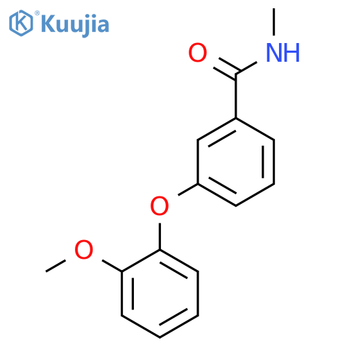 BENZAMIDE, 3-(2-METHOXYPHENOXY)-N-METHYL- structure
