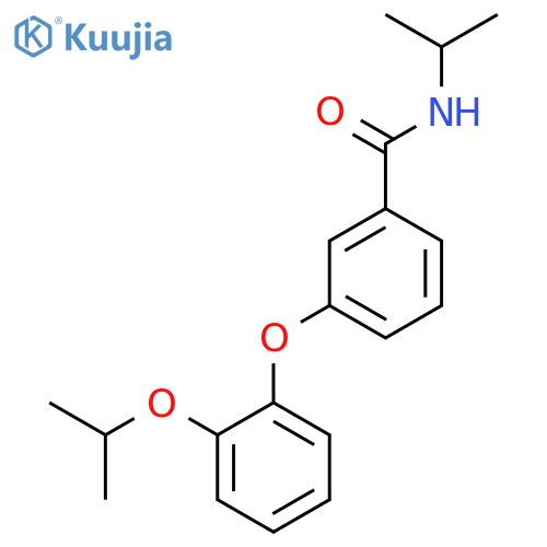 Benzamide, 3-[2-(1-methylethoxy)phenoxy]-N-(1-methylethyl)- structure