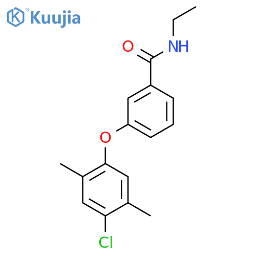 BENZAMIDE, 3-(4-CHLORO-2,5-DIMETHYLPHENOXY)-N-ETHYL- structure