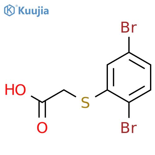 Acetic acid, [(2,5-dibromophenyl)thio]- structure