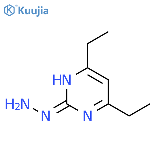 4,6-DIETHYL-2-HYDRAZINYLPYRIMIDINE structure