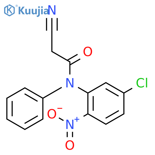 N-(5-Chloro-2-nitrophenyl)-2-cyano-N-phenylacetamide structure