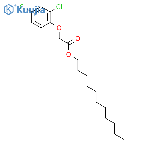 Acetic acid, (2,4-dichlorophenoxy)-, undecyl ester structure