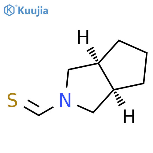 Cyclopenta[c]pyrrole-2(1H)-carbothioaldehyde,hexahydro-, cis- (9CI) structure