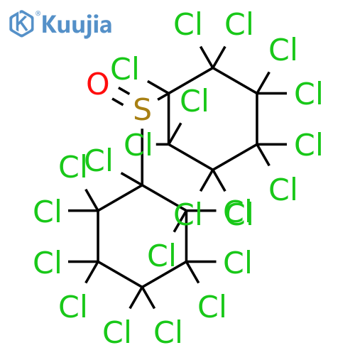 CYCLOHEXANE, 1,1'-SULFINYLBIS[1,2,2,3,3,4,4,5,5,6,6-UNDECACHLORO- structure