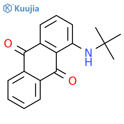 9,10-Anthracenedione, 1-[(1,1-dimethylethyl)amino]- structure