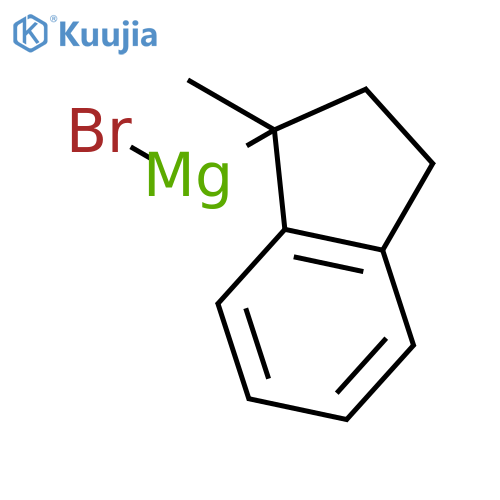 MAGNESIUM, BROMO(2,3-DIHYDRO-1-METHYL-1H-INDEN-1-YL)- structure