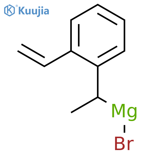 Magnesium, bromo[1-(2-ethenylphenyl)ethyl]- structure