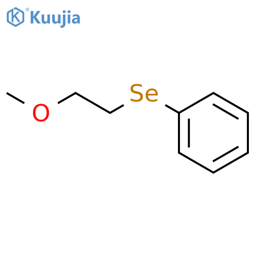 Benzene, [(2-methoxyethyl)seleno]- structure