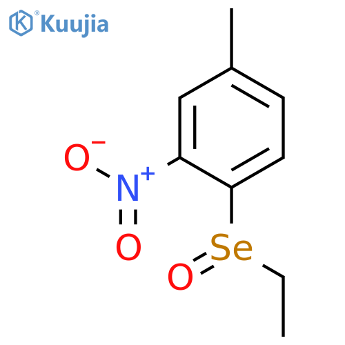 BENZENE, 1-(ETHYLSELENINYL)-4-METHYL-2-NITRO- structure