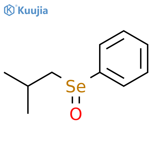 Benzene, [(2-methylpropyl)seleninyl]- structure
