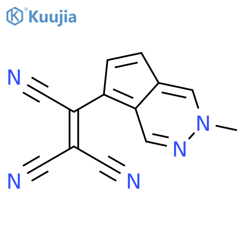 Ethenetricarbonitrile, (2-methyl-2H-cyclopenta[d]pyridazin-5-yl)- structure