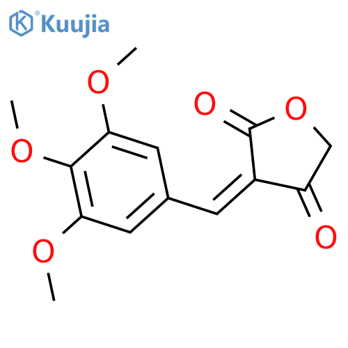 2,4(3H,5H)-FURANDIONE, 3-[(3,4,5-TRIMETHOXYPHENYL)METHYLENE]-, (E)- structure