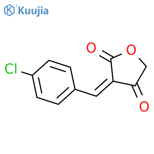 2,4(3H,5H)-FURANDIONE, 3-[(4-CHLOROPHENYL)METHYLENE]-, (Z)- structure