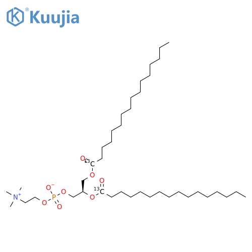 1,2-Dipalmitoyl-13C-sn-glycero-3-PC structure