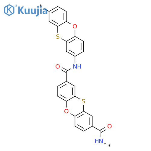 POLY(2,8-PHENOXATHIINDIYLIMINOCARBONYL-2,8-PHENOXATHIINDIYLCARBONYLIMINO) structure