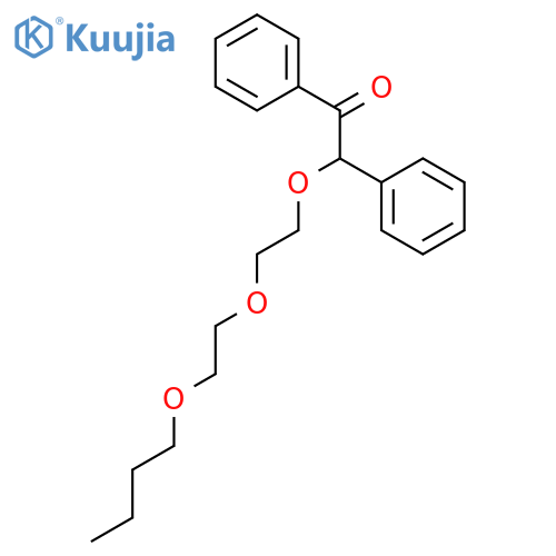 Ethanone, 2-[2-(2-butoxyethoxy)ethoxy]-1,2-diphenyl- structure