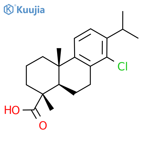 14-Chlorodehydroabietic acid structure