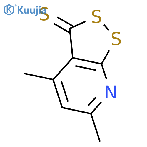 3H-1,2-DITHIOLO[3,4-B]PYRIDINE-3-THIONE, 4,6-DIMETHYL- structure