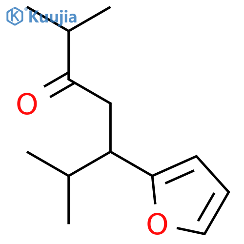 3-HEPTANONE, 5-(2-FURANYL)-2,6-DIMETHYL- structure
