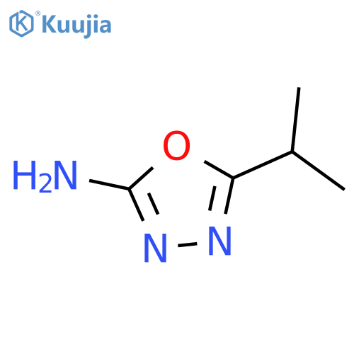 5-Isopropyl-1,3,4-oxadiazol-2-amine structure