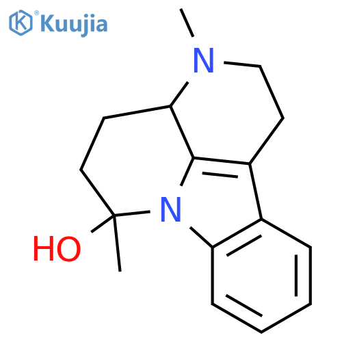 3,6-dimethyl-2,3,3a,4,5,6-hexahydro-1H-indolo[3,2,1-de][1,5]naphthyridin-6-ol structure